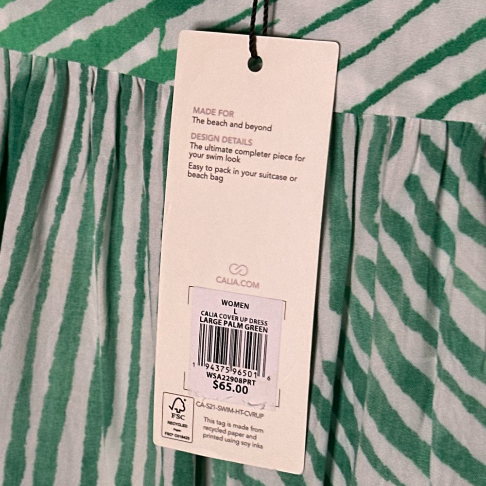 Calia Cover Up Swim Size L NWT - Picture 3 of 10